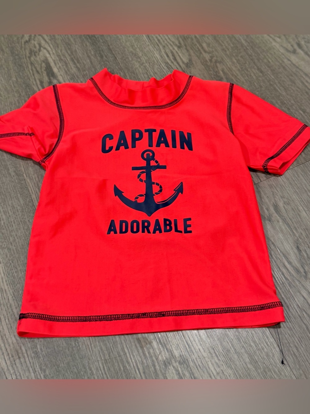Carter's Infant Boys Captain Adorable Rashguard Top Size 18 Months